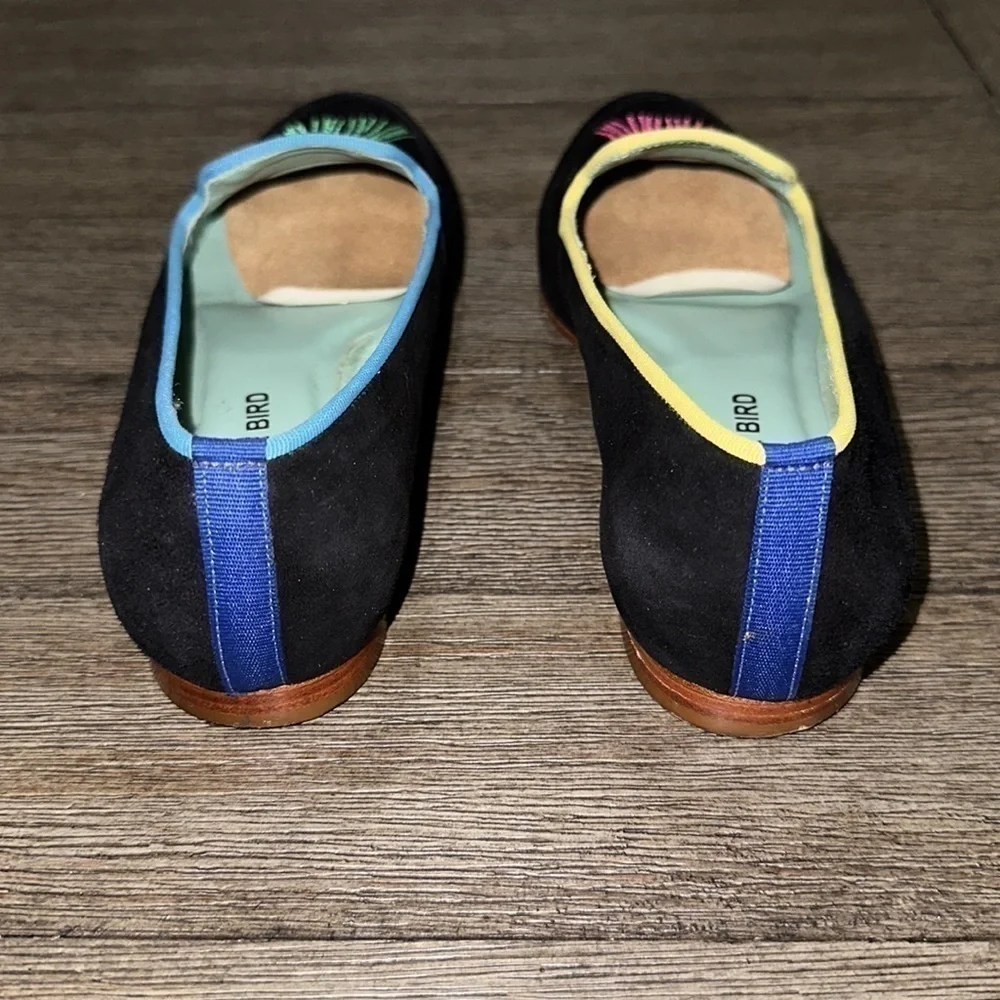 Blue Bird suede embroidered tassel loafers - Picture 6 of 10